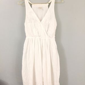 Pure White Cotton dress